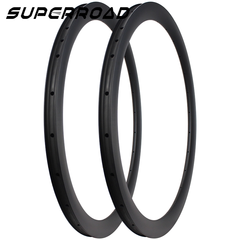 Wholesale 29mm Wide 45mm Light Weight Tubeless Gravel Bike Carbon Bicycle Rims