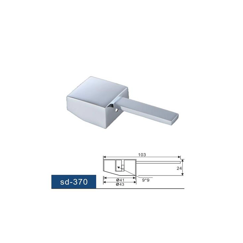 Zinc Alloy Single Lever Handle Faucet Replacement for 35mm cartridge stem faucets