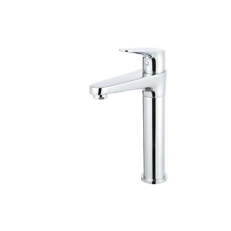 Heightened Chrome Basin Water Taps Mixer Faucets
