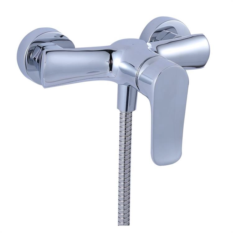 Wall-mount Chrome Shower Faucet Mixer