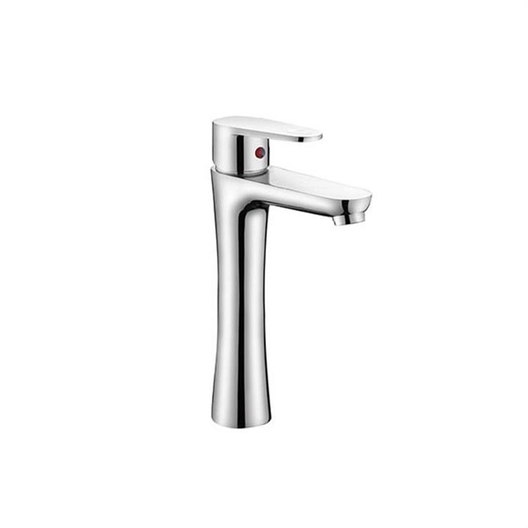 China OEM Heightened Chrome Basin Faucet