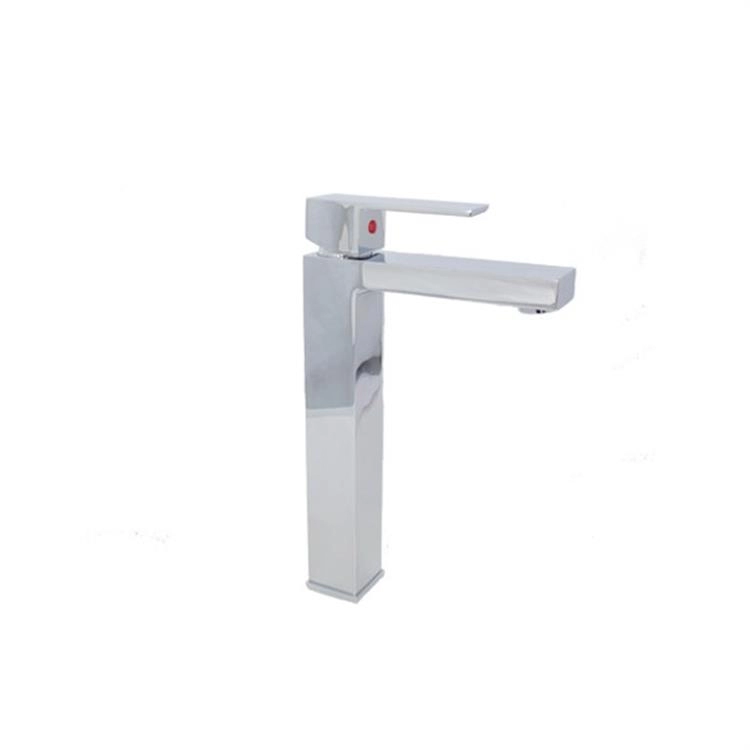Heightened Cold Hot Water Mixer Tap Basin Faucet