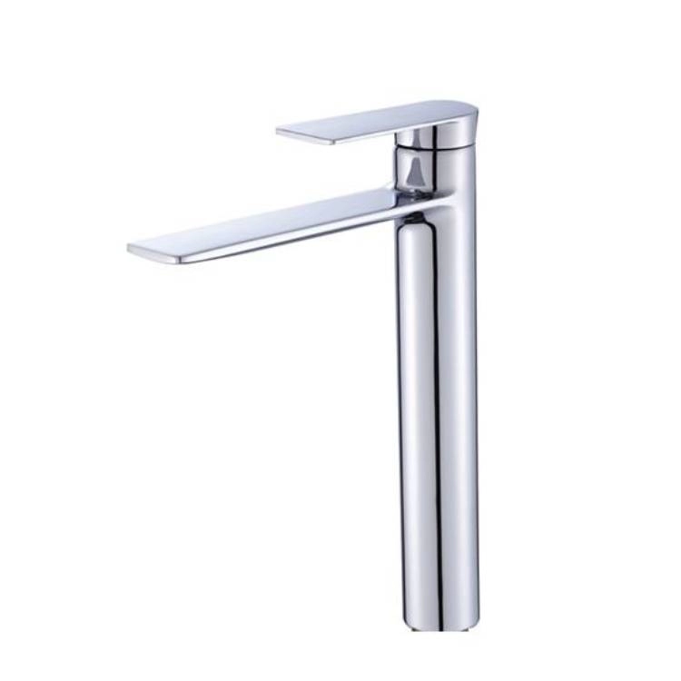 Heightened Brass Hot Cold Water Mixer Basin Faucet