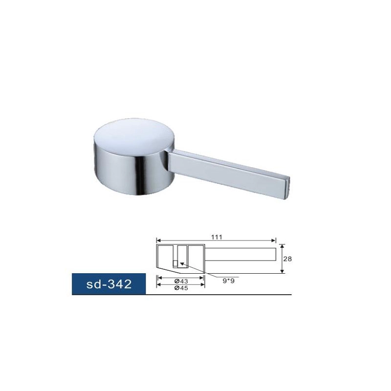 Universal Single Lever Handle Replacement Bathroom Faucet Or Kitchen For 35mm Cartridge Stem
