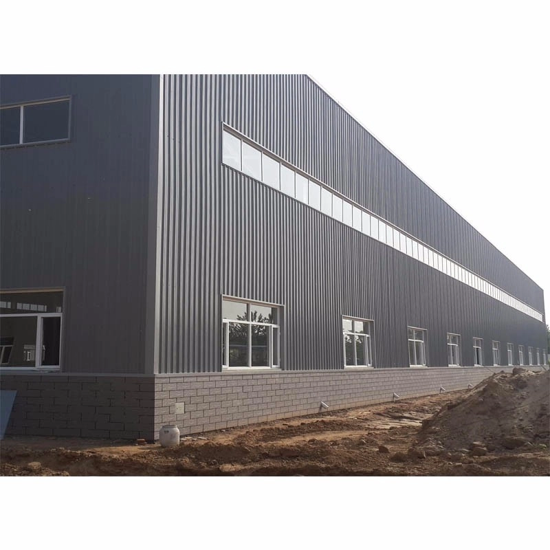 Large-Span Prefabricated Light Steel Structure Warehouse Building