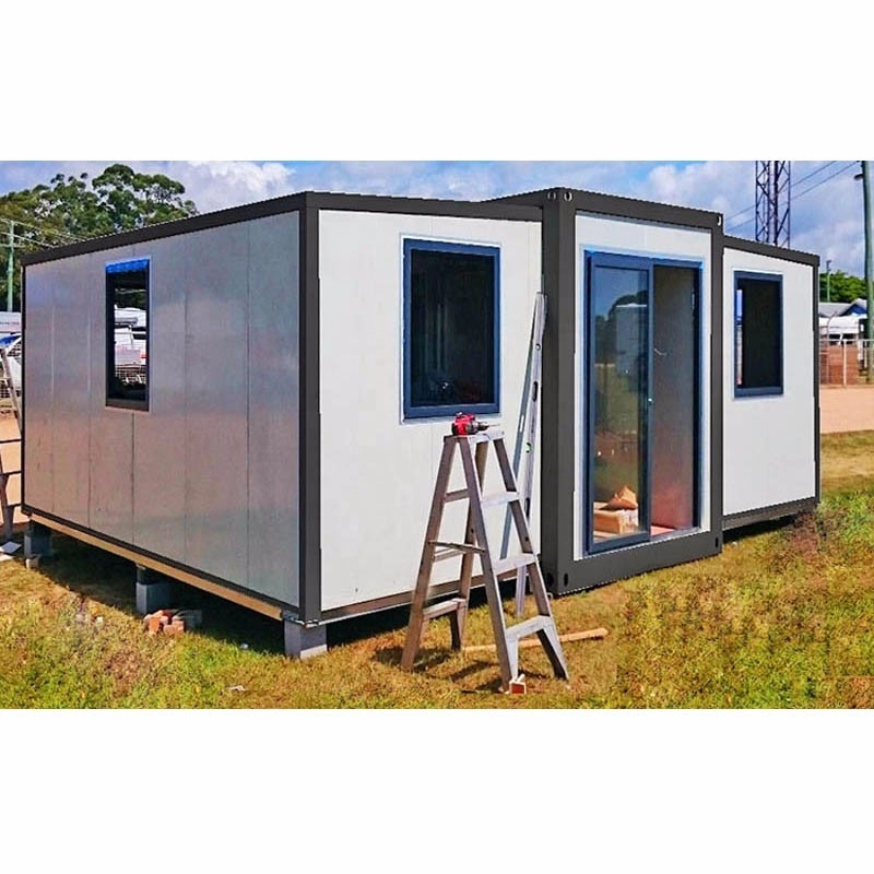 Expandable container house foldable container house for living