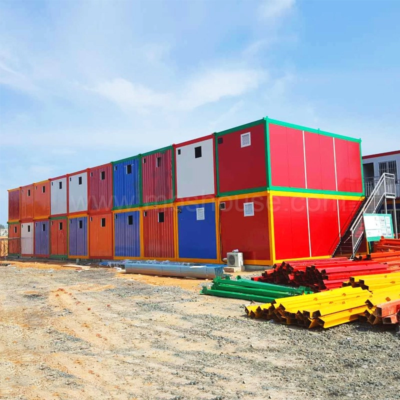 Customized Prefab Detachable Container House for Work Camp