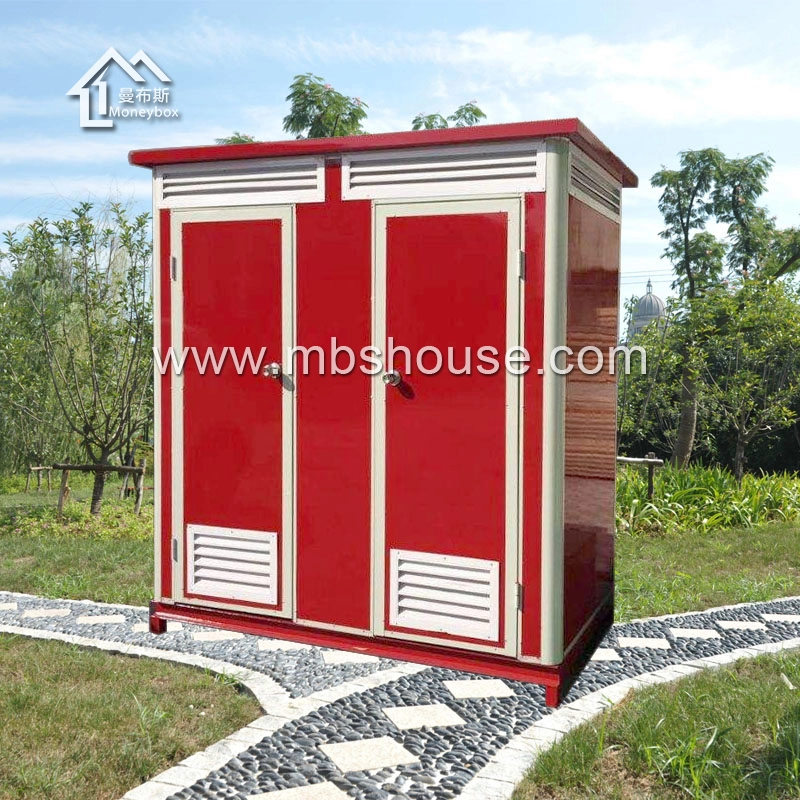 New Designed Light Steel Frame Public Portable Mobile Toilet  for Outdoors