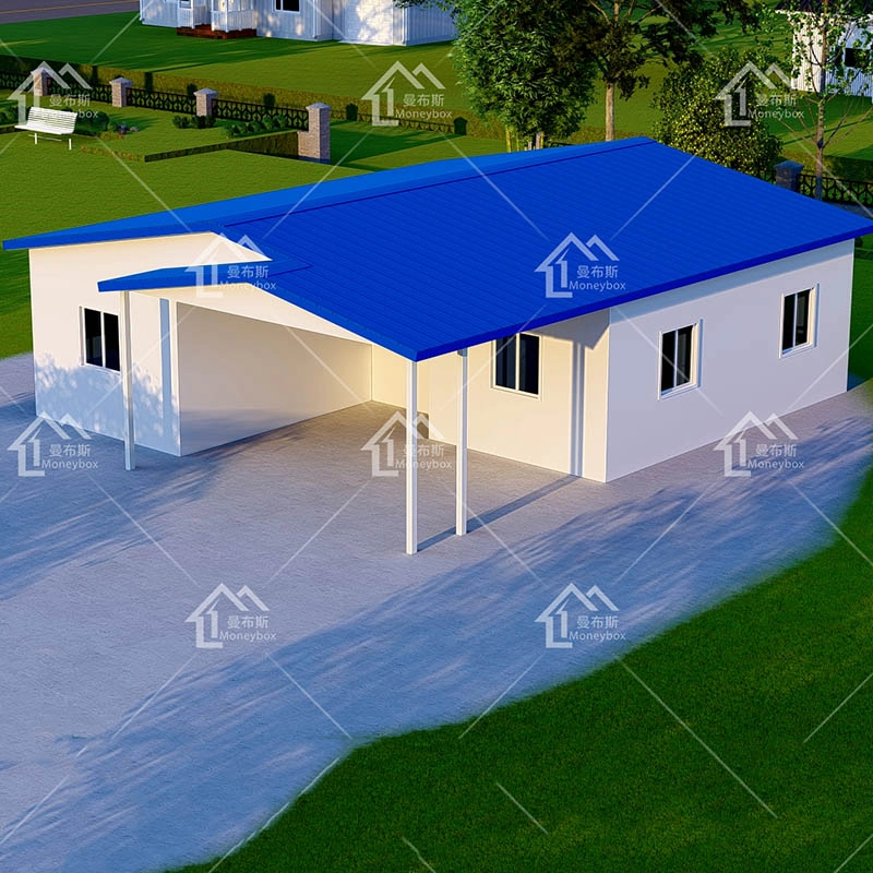2 Bedroom Small Insulated Prefab House Kits With Canopy in Nepal