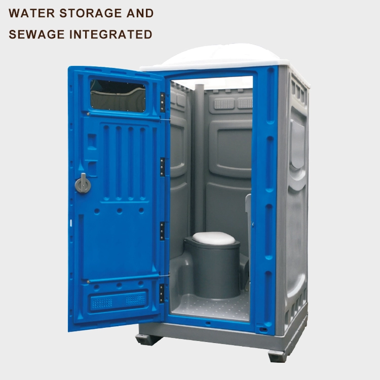 HDPE Plastic Mobile Portable Toilet Qatar Movable Toilet With Urinal And Sink