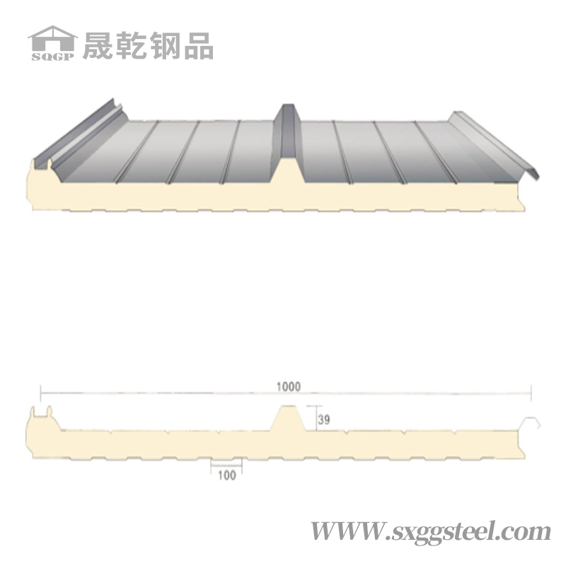 Insulated PU Foam Roof Sandwich Panel