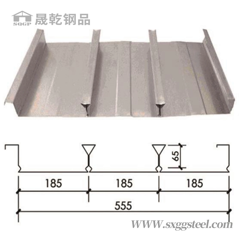 Corrugated Galvanized Composite Close 555 Type Floor Deck