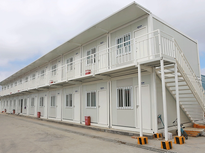 Modular multi storey container guest house