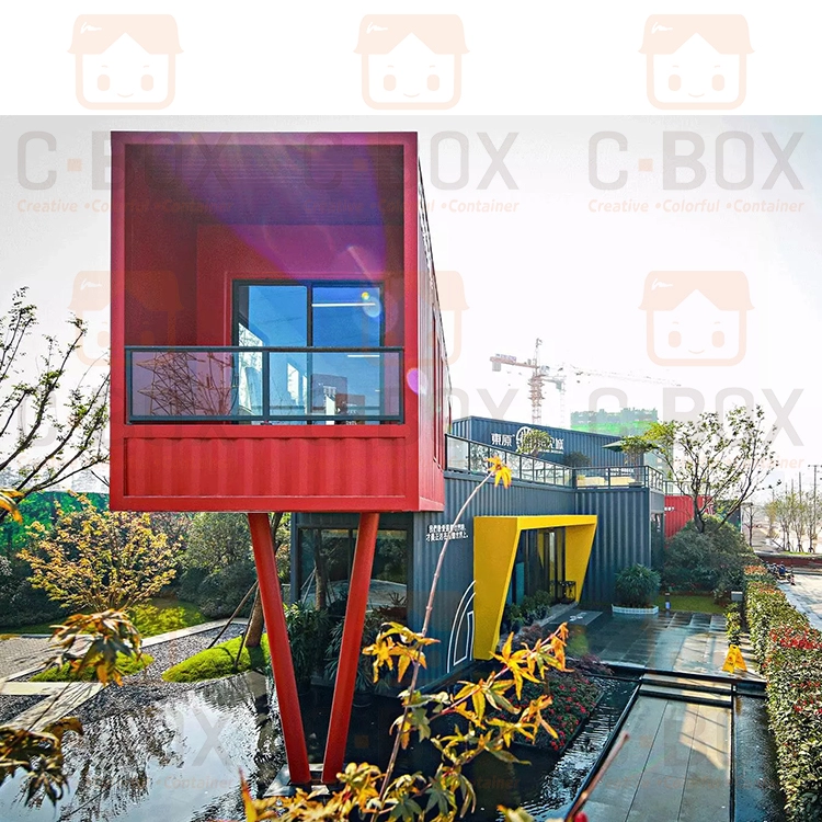China Prefab House flat pack container house living 20foot office container