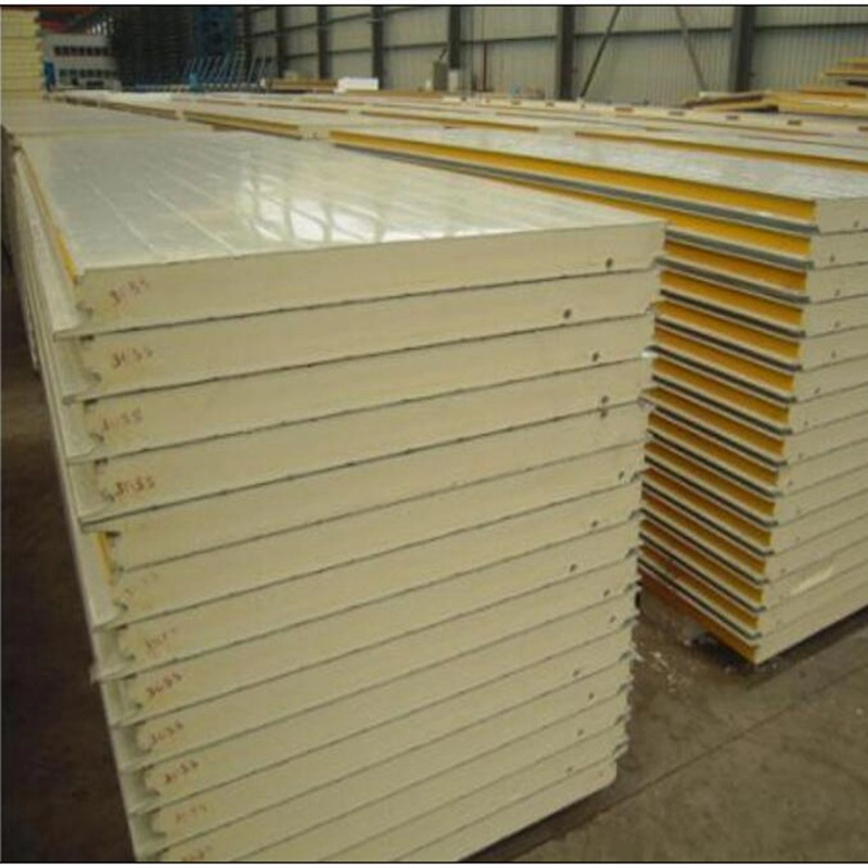 Wall/Roof PIR/PUR/PU Foam Insulated/Insulation Sandwich Panel for Prefabricated Houses/Cold Room/Warehouse/Workshop
