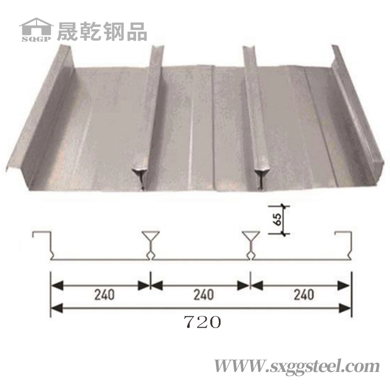 Corrugated Galvanized Composite Close 720 Type Floor Deck