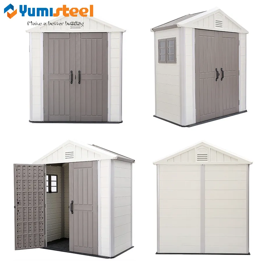 Customized garden storage sheds for outdoor tool storage