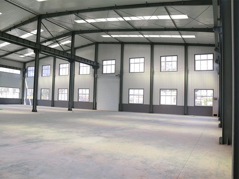 Low cost steel frame workshop building structural warehouse construction