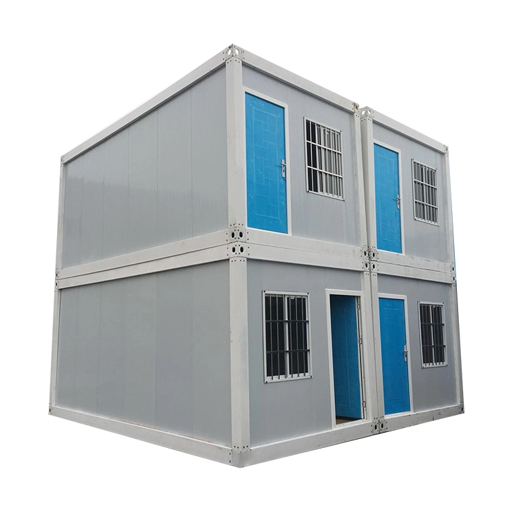 Detachable flat pack container house for living