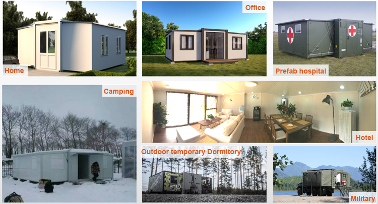 Expandable container house project