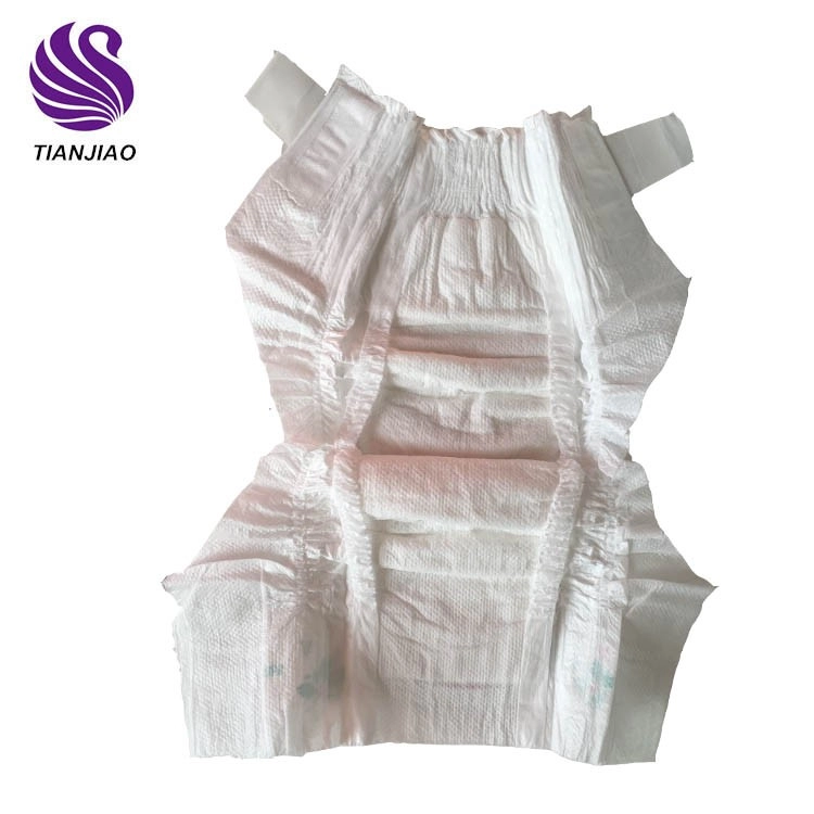 High absorption A grade baby diaper with  Velcro tape cute disposable baby diapers