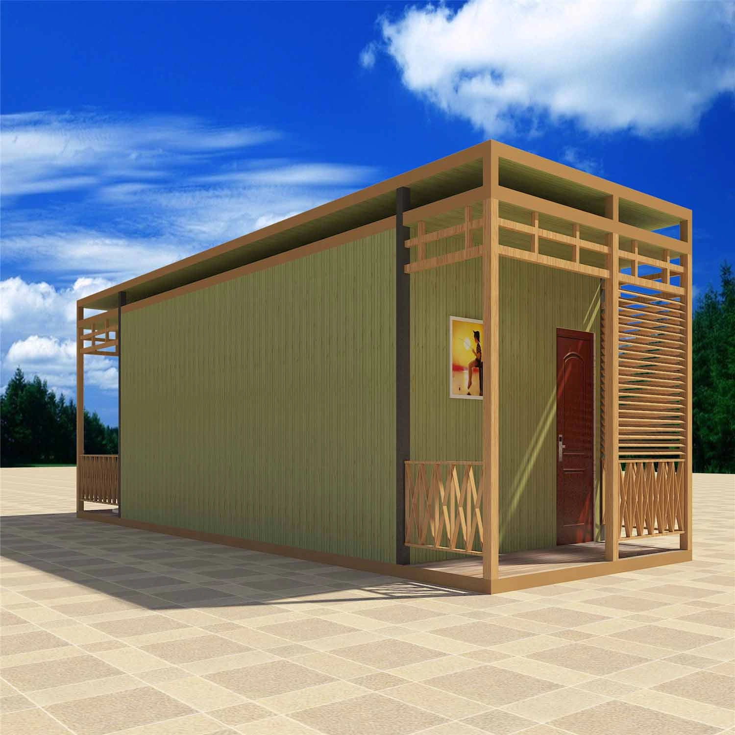 China Supply Prefabricated Wood House for Living