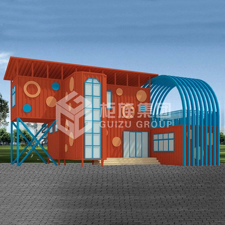 Creative Prefab kindergarten made from shipping container