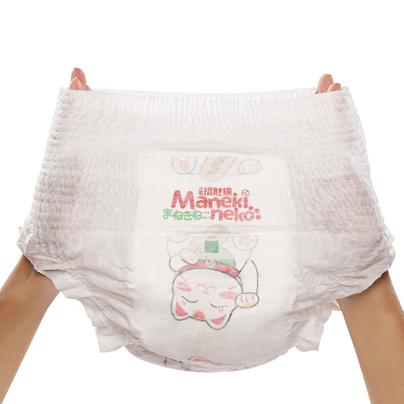 Manekineko Biodegradable Organic Baby Disposable Diapers M30 Pieces