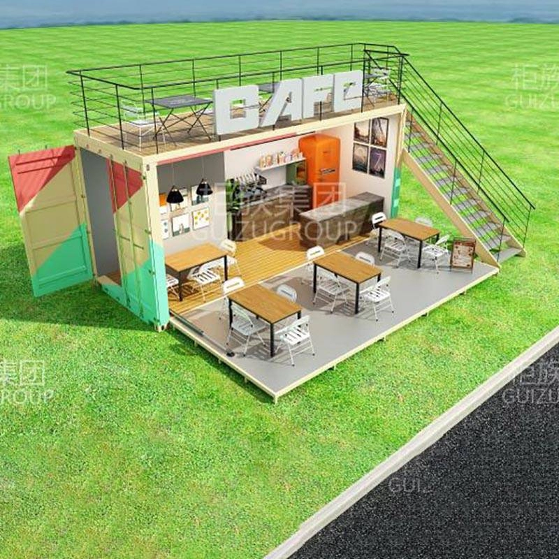 China Prefab Container Coffee Shop For Sale