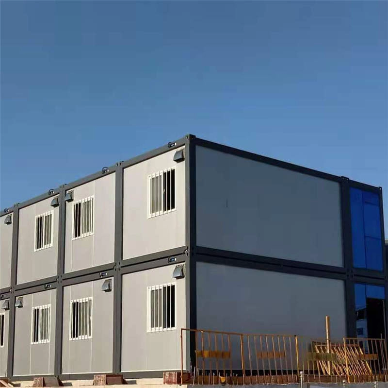 Stylish flat pack container house with 75mm sandwich panel