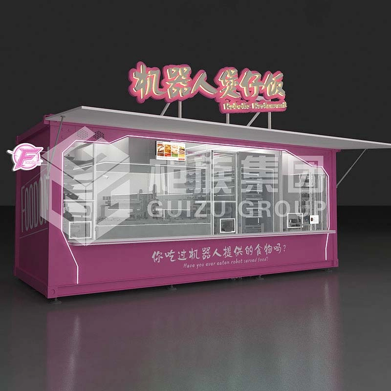 20ft Tiny Mobile Shipping Container Restaurant