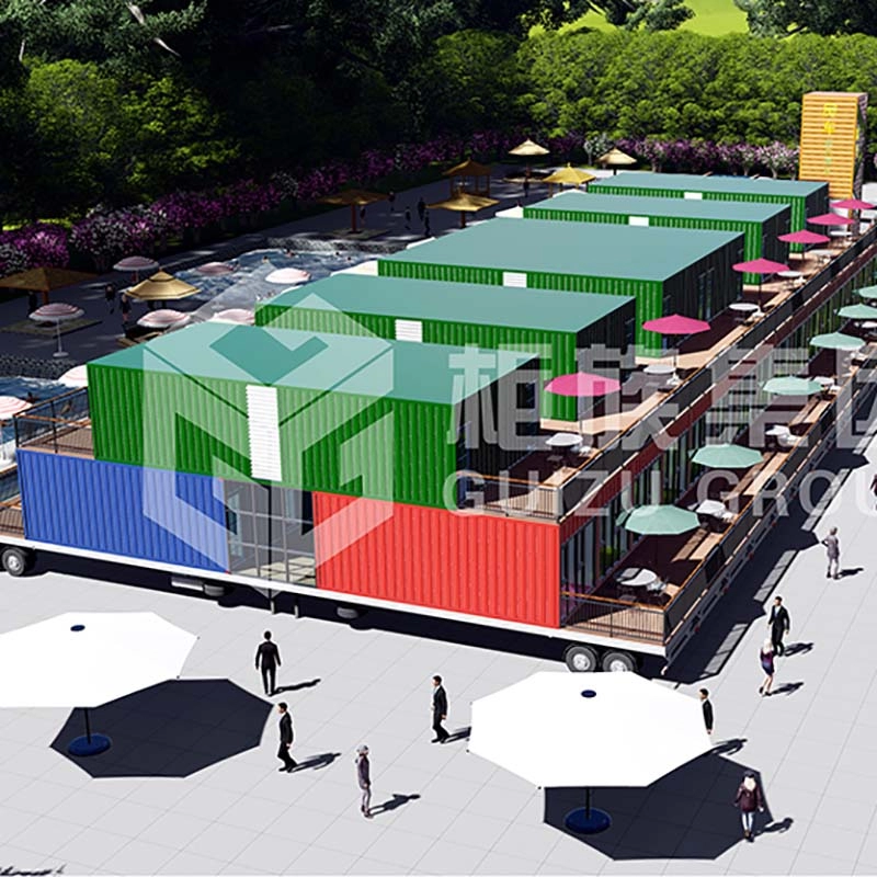 China Shipping Container hotel for holiday resort with complete facilities