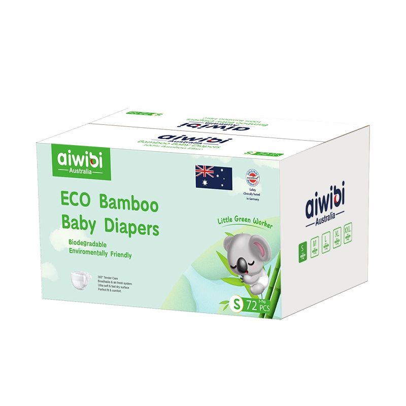 Premium Bamboo Baby Diapers With 100% Biodegradable Bamboo Fabric
