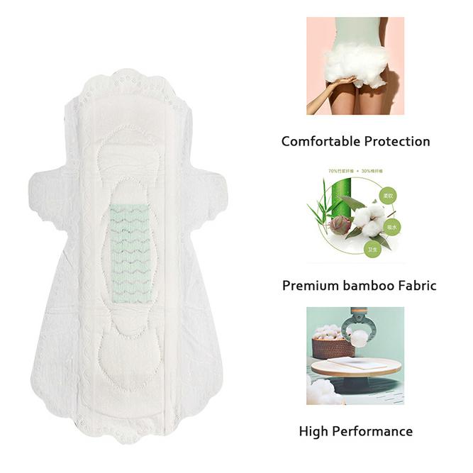 Lady cotton breathable anion sanitary napkins