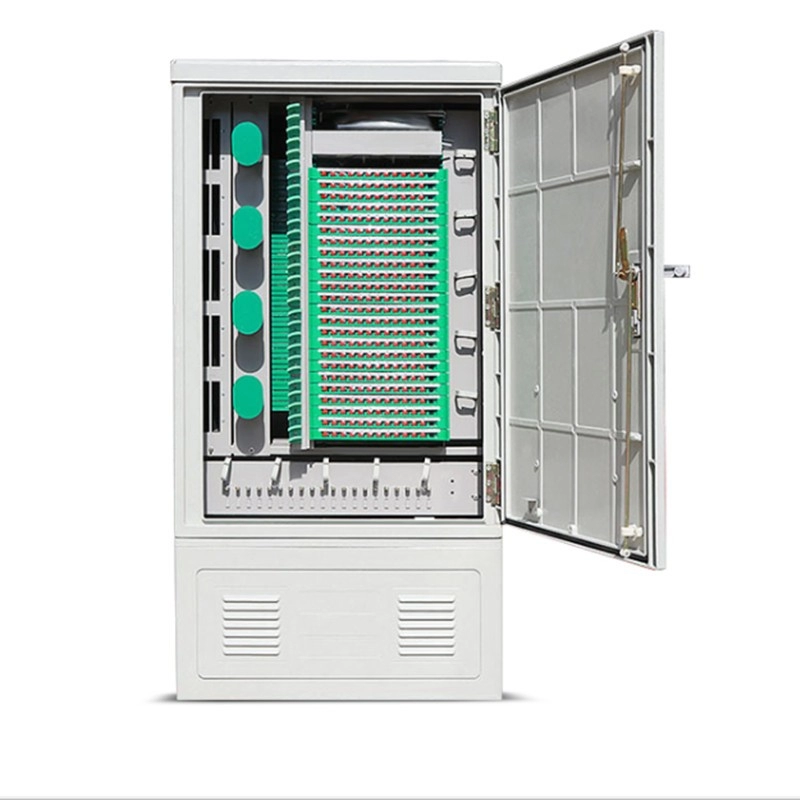 Outdoor Cable Cross Connection Cabinet up to 576 Core Wall/Floor Mounted