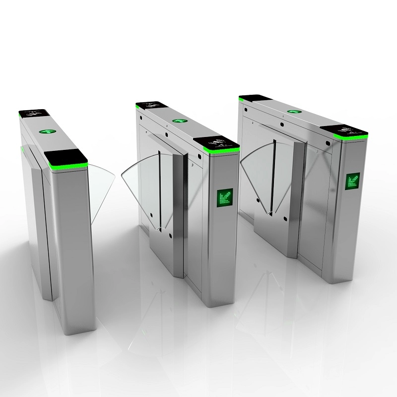 LD-Y607 Employee access control optical flap turnstile
