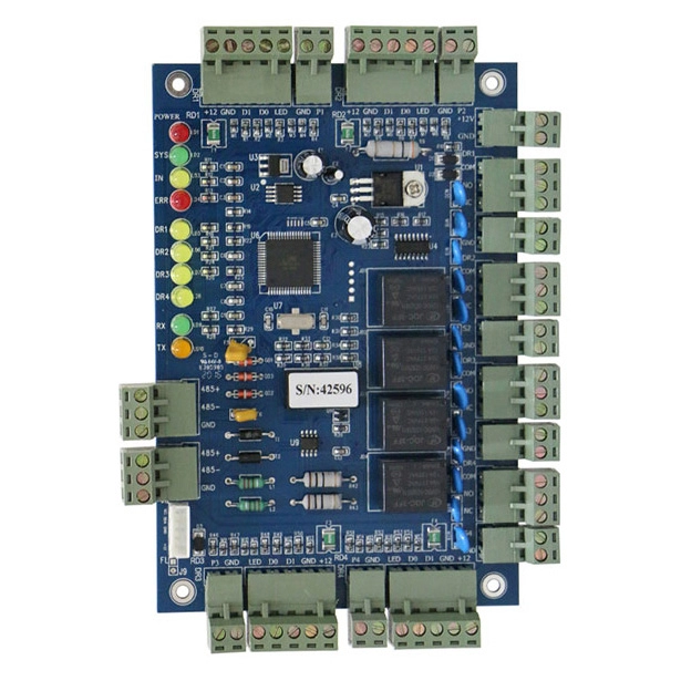 RS485 Access Control Board for 4 Door Used Support 20,000 Users