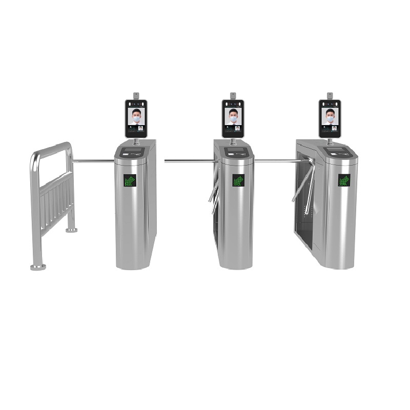 LD-T312 Tripod Turnstile with Facial RecognitionCard and QR Code Access