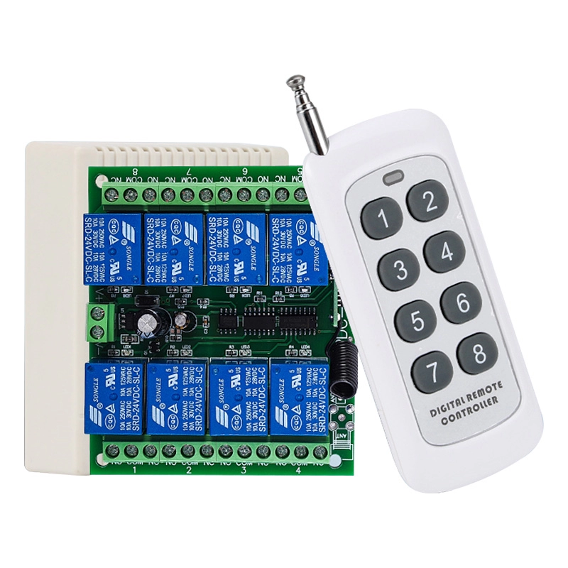 DC12V 8ch Channel RF Wireless Remote Control Switch