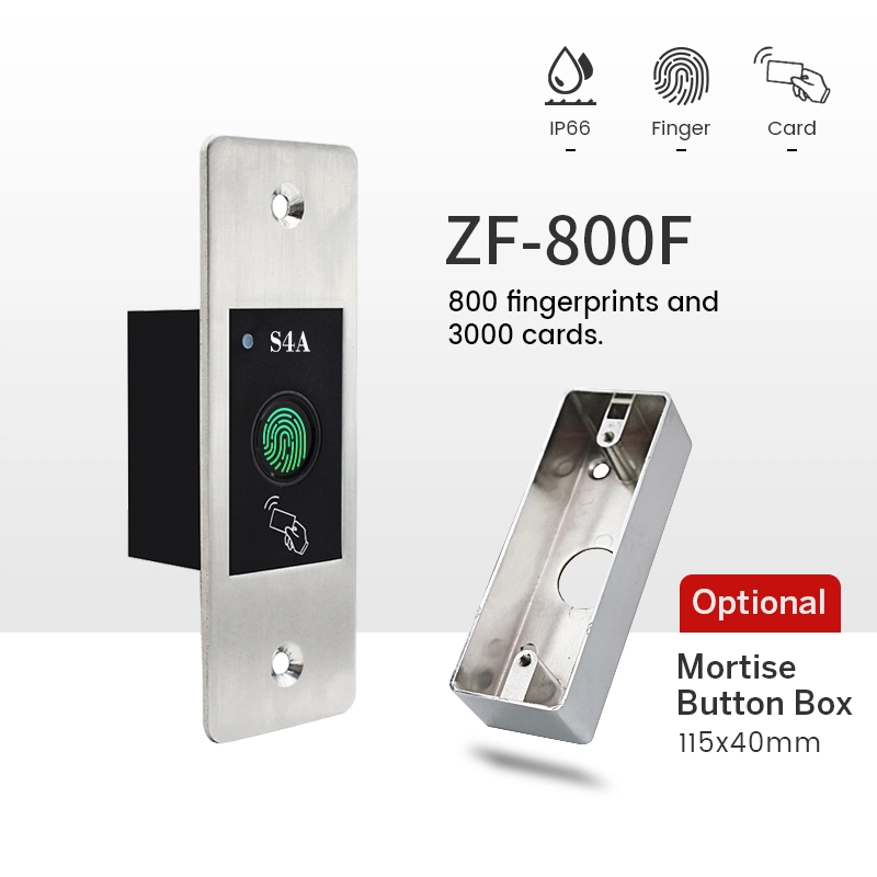Fingerprint Access Control with Mortise Button Box