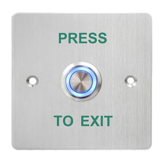 Stainless Steel Exit Button with 6wires