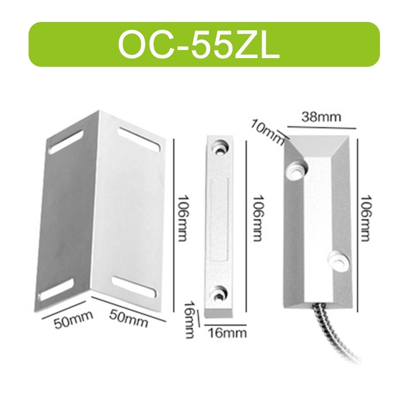 Wired Surface-Mounted NC Magnetic Door Window Contact Sensor OC-55ZL