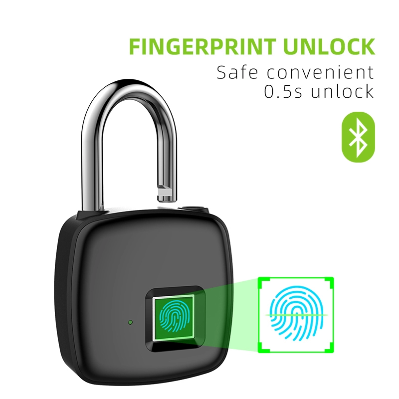 Fingerprint APP Padlock Security Bluetooth Smart Padlocks