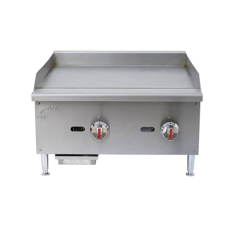 24" Gas Flat Top Grill with Thermostat Control