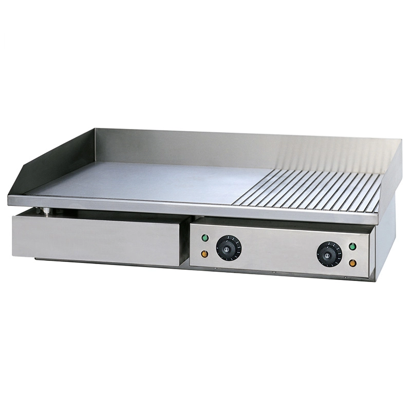 4400W Countertop Commercial Electric Half Flat Half Groove Griddle