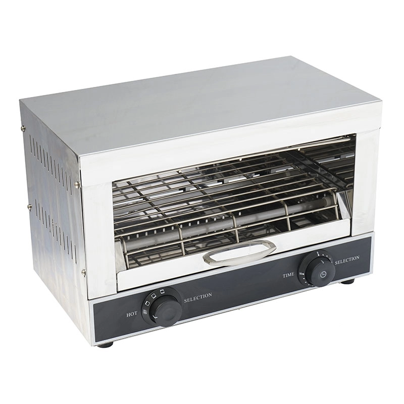 Electric Countertop Stainless Steel Infrared Quartz Tube Toaster