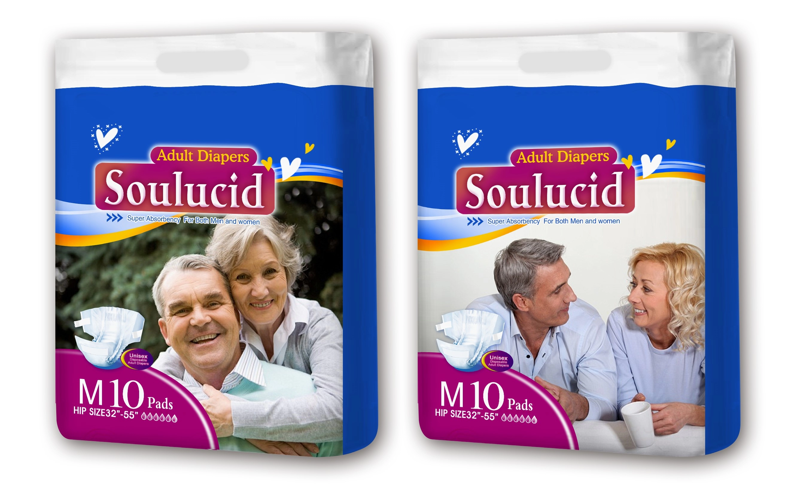 Colorful New Brand Elderly Disposable Adult Diaper
