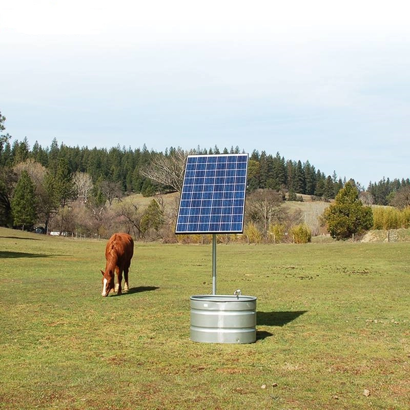 Portable water pump system solar water pumping for livestock
