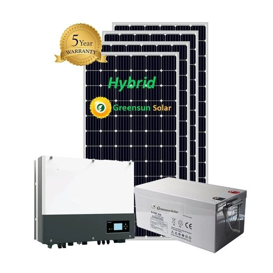 Hybrid solar energy storage systems 3kw 4kw 5kw 6kw for solar home system