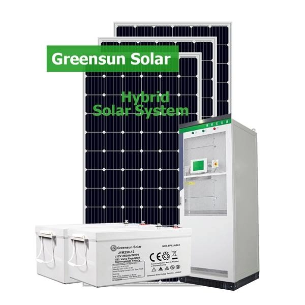 Hybrid Solar Power System 30KW 50KW 100KW Storage Energy Solar Systems Station